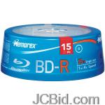 JCBid.com MEMOREX-97854-BLU-RAY-DISCS-4X-WRITE-ONCE-BD-R-15-CT-SPINDLE
